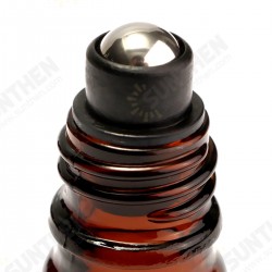 5mL Empty Brown Amber Glass Roll on Bottle Refillable Metal Roller Ball Essential Oil Liquid Bottle 5mL Empty Brown Amber Glass Roll on Bottle Refillable Metal Roller Ball Essential Oil Liquid Bottle