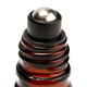 5mL Empty Brown Amber Glass Roll on Bottle Refillable Metal Roller Ball Essential Oil Liquid Bottle