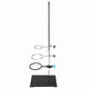 60cm Height Laboratory Iron Stand Support Flask Condenser Clamp Clip Set