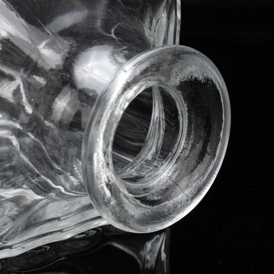 800ml Diamond Glass Bottle Vintage Glass Crystal Bottle Drink Decanter Carafe Bar