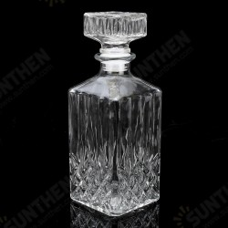 800ml Diamond Glass Bottle Vintage Glass Crystal Bottle Drink Decanter Carafe Bar 800ml Diamond Glass Bottle Vintage Glass Crystal Bottle Drink Decanter Carafe Bar