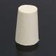 Flask Test Tube Solid WhiteTapered Rubber Stopper Plug Bung Laboratory Seal Ring Apparatus