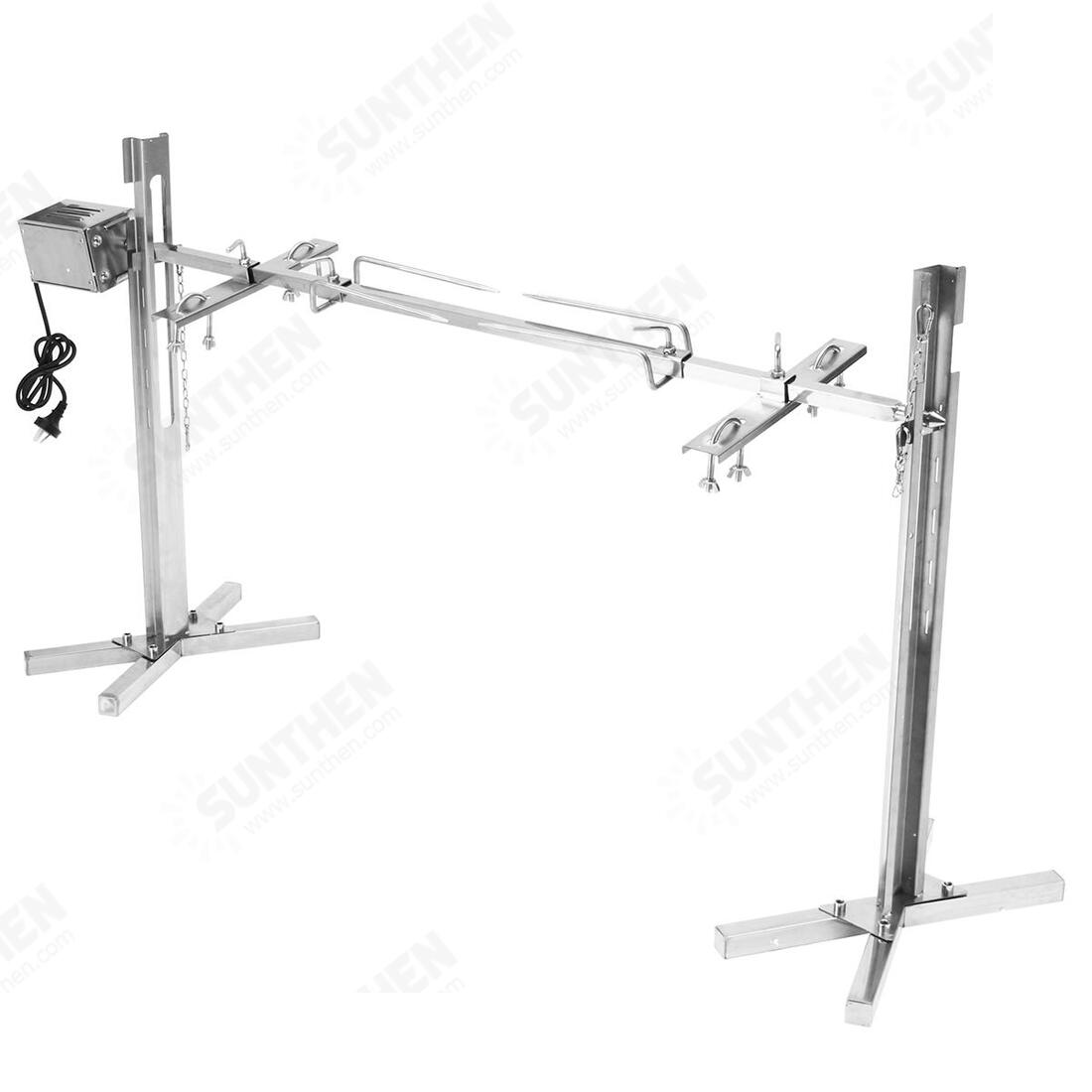 Large Grill Rotisserie Spit Roaster Rod Charcoal BBQ Pig Chicken 15W