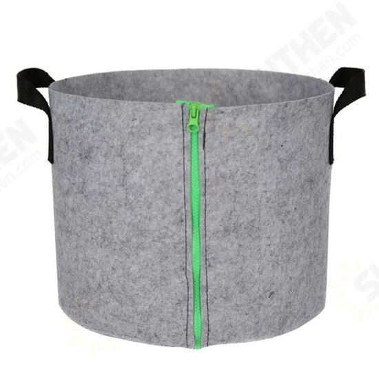 S/L Zipper Planting Grow Box Bag Breathable Vegetable Flower Growing Bucket Pot Container