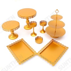 Wedding Cake Stand Crystal Decor Supplies Metal Cupcake Holder Crystal Plates Set Wedding Cake Stand Crystal Decor Supplies Metal Cupcake Holder Crystal Plates Set
