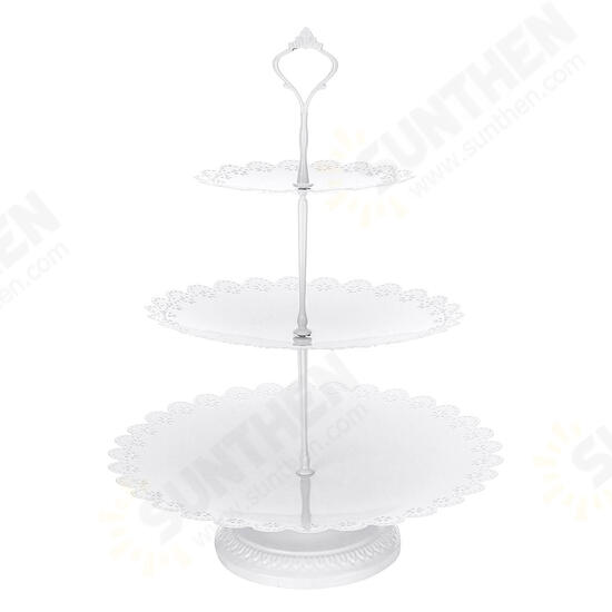 Wedding Cake Stand Crystal Decor Supplies Metal Cupcake Holder Crystal Plates Set