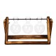 Wooden Stand Glass Terrarium Container Hydroponic System Plant Planter Flower Pot Desk Decoration