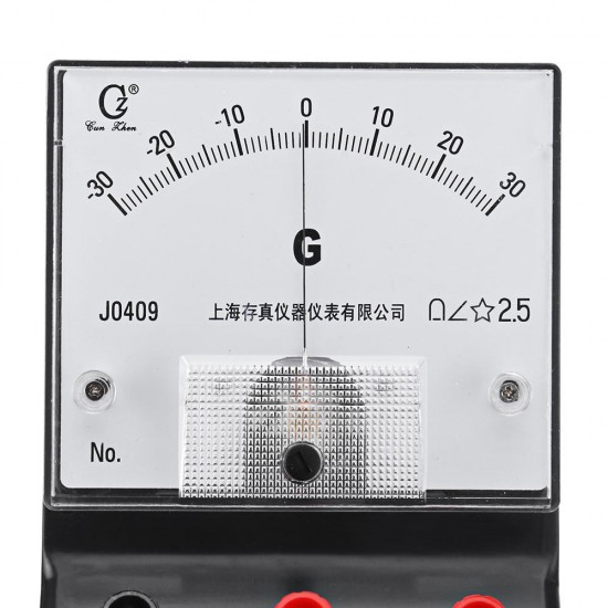 -30-0-30μA Galvanometer Scientific Current Sensor Sensitive Ammeter Electric Current Detector Analog Display