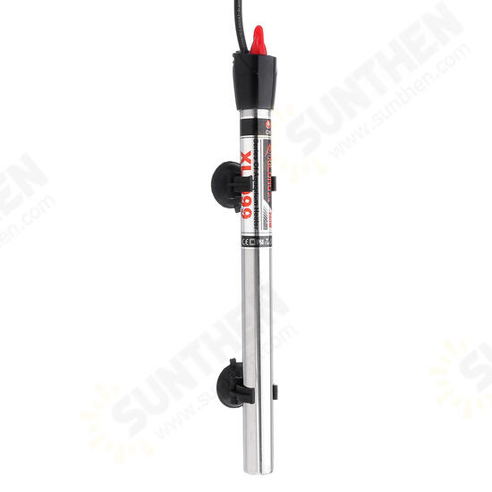 100W/200W Submersible Stainless Steel Water Heater Rod Aquarium Fish Tank 220V