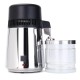 110V 4L Pure Water Distiller 750W Stainless Steel Purifier Filter Machine w/ Glass Container