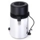 110V 4L Pure Water Distiller 750W Stainless Steel Purifier Filter Machine w/ Glass Container