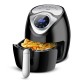 1700W Electric Air Fryer Digital Timer Temp Control 6.1 Quart Oil-free Touch Screen Fried Food for Home Fast Food