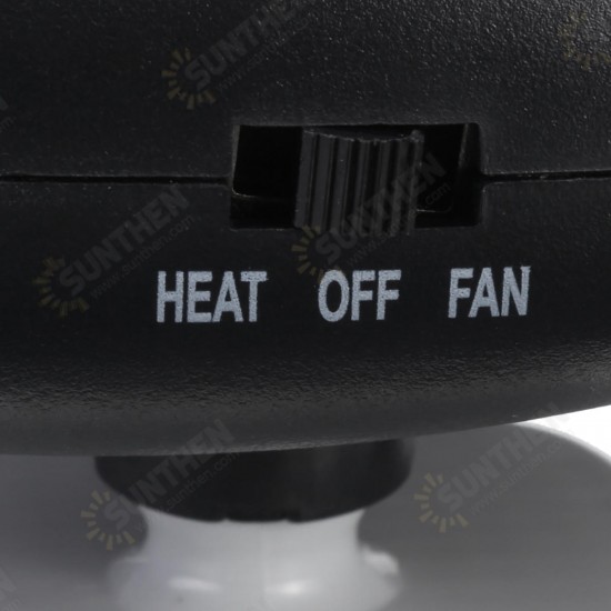 2 In 1 Car Heater Cooler Fan 12V 150W Portable Auto Windshield Demister Defroster Dryer