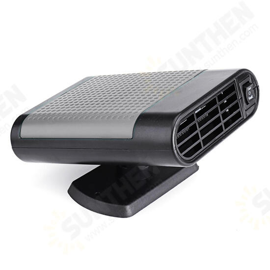 2 in 1 Portable Car Heater Cooler Fan 12V/24V Air Warmer Windscreen Demister Defroster