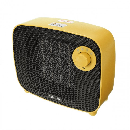 220V 1500W Electric Heater Fan 3 Gears Mini Winter Warmer Machine Desktop Household Office