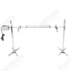 220V 15W Stainless Steel Portable Rotisserie Grill Spit Tripod BBQ Lamb Camping Roaster BBQ Grill 220V 15W Stainless Steel Portable Rotisserie Grill Spit Tripod BBQ Lamb Camping Roaster BBQ Grill