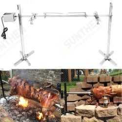 220V 15W Stainless Steel Portable Rotisserie Grill Spit Tripod BBQ Lamb Camping Roaster BBQ Grill 220V 15W Stainless Steel Portable Rotisserie Grill Spit Tripod BBQ Lamb Camping Roaster BBQ Grill