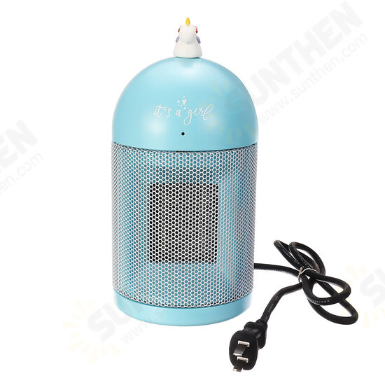 220V 500W Desktop Mini Air Heater Fan Silent Electric Winter Warmer Energy-Saving Household Office