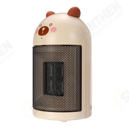 220V 500W Desktop Mini Air Heater Fan Silent Electric Winter Warmer Energy-Saving Household Office