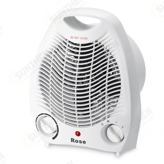 220V Portable Electric Space Heater 3 Heating Settings Winter Warmer Fan