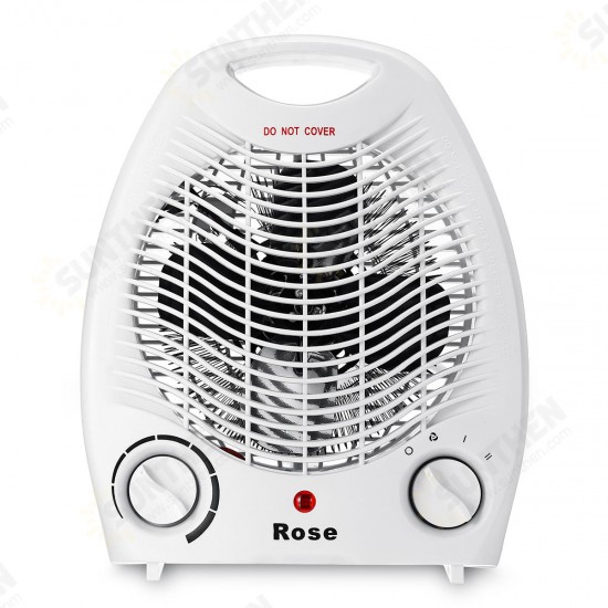 220V Portable Electric Space Heater 3 Heating Settings Winter Warmer Fan