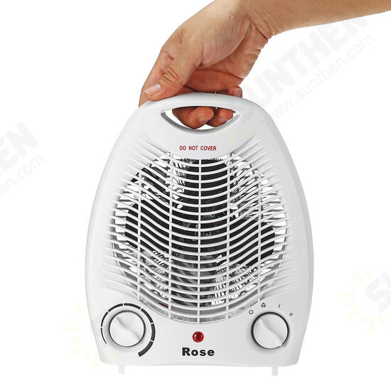 220V Portable Electric Space Heater 3 Heating Settings Winter Warmer Fan