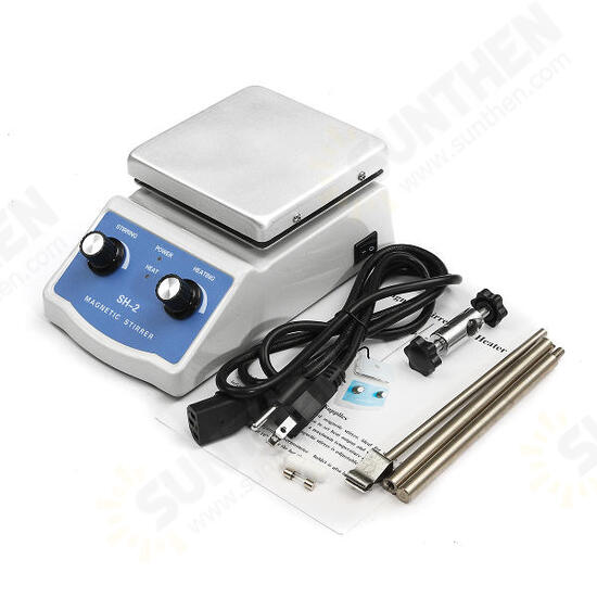 220V SH-2 Hot Plate Magnetic Stirring Health Care Machine with Stir Bar for Lab