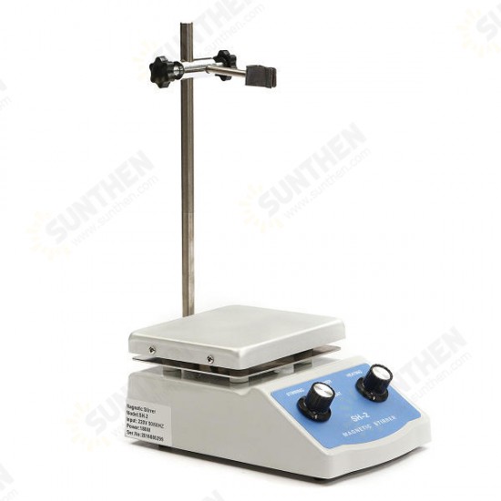 220V SH-2 Hot Plate Magnetic Stirring Health Care Machine with Stir Bar for Lab