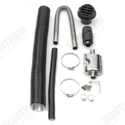 24mm Exhaust Silencer +25mm Filter+ Exhaust & Intake Pipe For Air Diesel Heater 24mm Exhaust Silencer +25mm Filter+ Exhaust & Intake Pipe For Air Diesel Heater