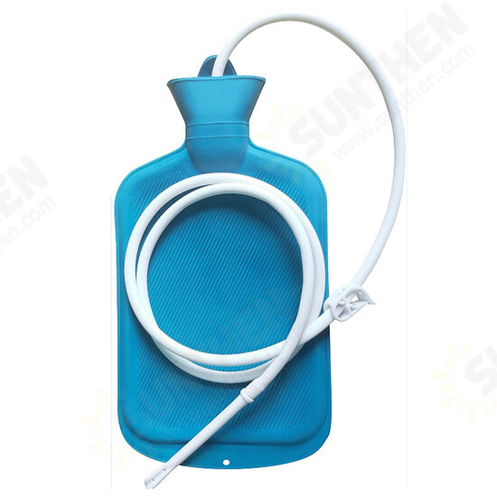 2L Enema Bag Colonic Irrigation Reusable Irrigation Medical Colon Cleansing Home