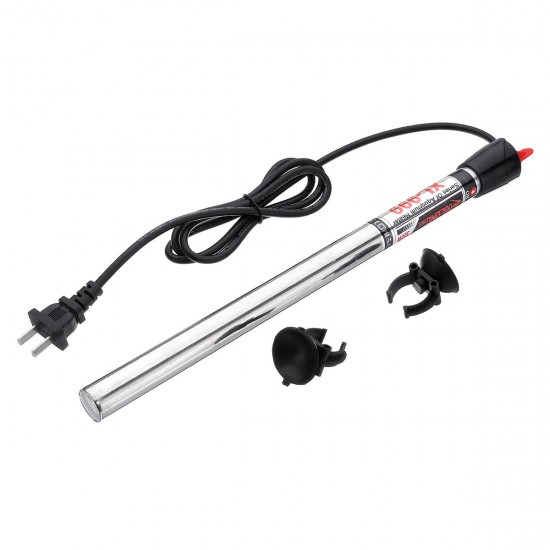300W Submersible Stainless Steel Water Heater Rod Aquarium Fish Tank 220V
