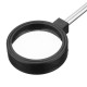 3/4/5cm Hand-held Convex/Concave Lens Glass Magnifier Optical Seat Accessories