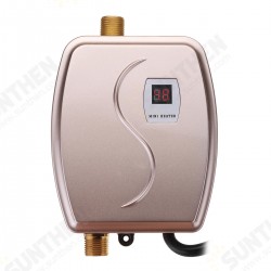 3800W 3000W Mini Tankless Instant Hot Water Heater Faucet kitchen Heating Thermostat 3800W 3000W Mini Tankless Instant Hot Water Heater Faucet kitchen Heating Thermostat