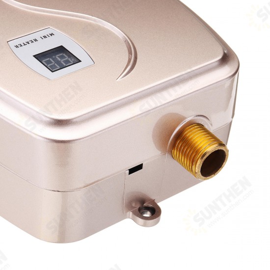 3800W 3000W Mini Tankless Instant Hot Water Heater Faucet kitchen Heating Thermostat