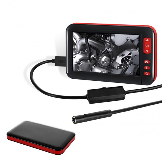 4.3 Inch Mini Endo-scope Camera 1080P USB Cable Inspection Camcorder for Auto Repair Industrial Flexible Micro Cam