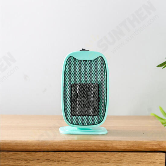 500W Mini Electric Ceramic Heater Portable Silent Home Office Heating Fan Winter Warmer