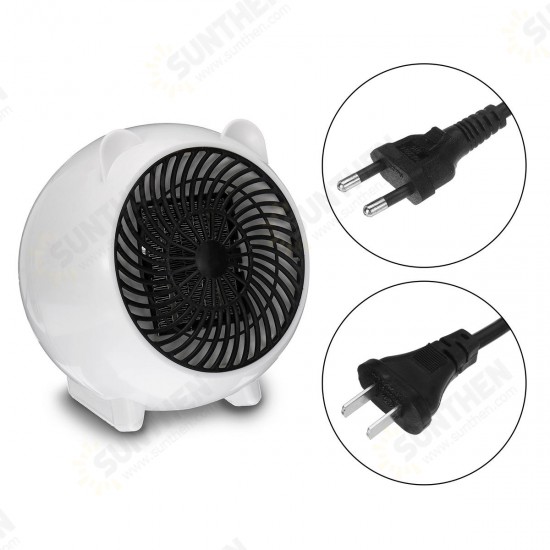500W Mini Size Personal Space Heater Electric Heater for Home Office Small Heater PTC Ceramic Air Heater 500W Mini Size Personal Space Heater Electric Heater for Home Office Small Heater PTC Ceramic Air Heater