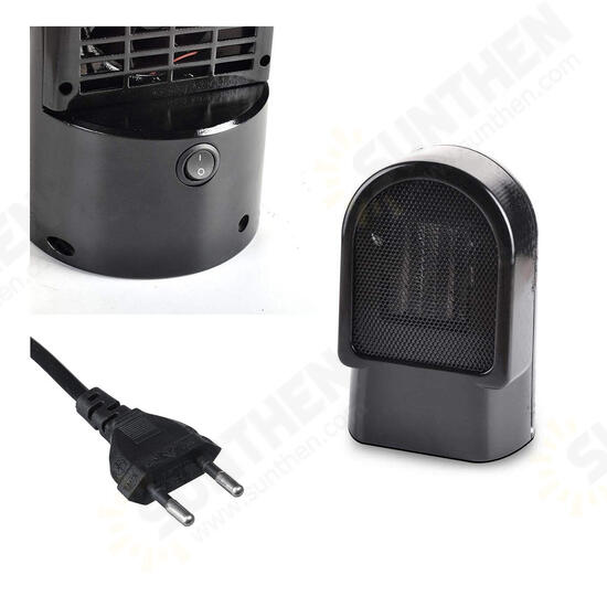 500W Personal Space Heater Mini Electric Desk Heater Fan Heater For Home Office Floor or Desktop