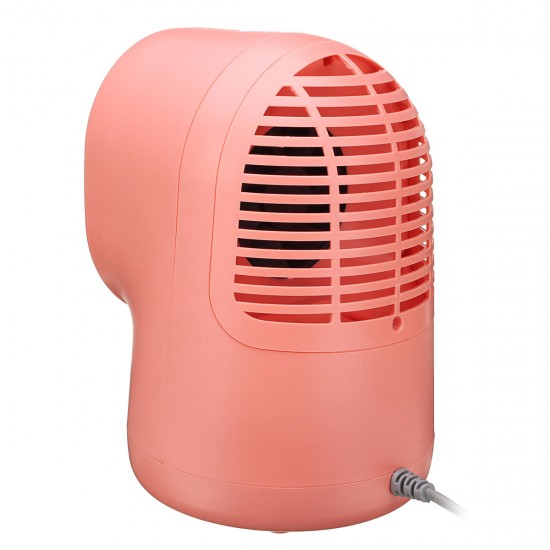 500W Portable Electric Space Heater Desktop Heating Fan Air Warmer Home Office