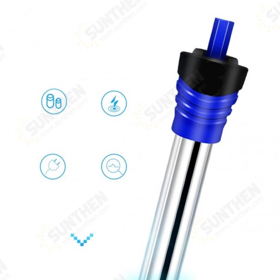 50/100/200/300W Aquarium Fish Tank Heater 18°C-34°C Thermostat Adjustable Water Heating Rod