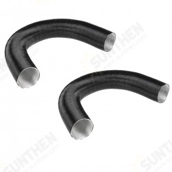 75mm Heater Pipe Duct + Warm Air Outlet + Y Branch + Hose Clip For Parking Diesel Heater 75mm Heater Pipe Duct + Warm Air Outlet + Y Branch + Hose Clip For Parking Diesel Heater