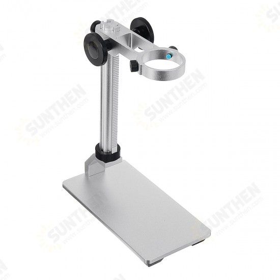 Adjustable Aluminum Alloy Microscope Holder Stand Manual Focus Support Bracket