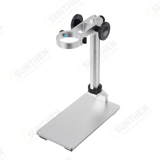 Adjustable Aluminum Alloy Microscope Holder Stand Manual Focus Support Bracket