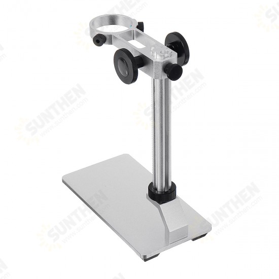 Adjustable Aluminum Alloy Microscope Holder Stand Manual Focus Support Bracket