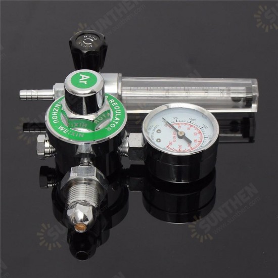 Argon CO2 Gas Mig Tig Flow Meter Welding Weld Regulators Gauge Welder Cga580 Fits