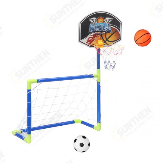 Ball Football Sport Toy Game Goals Basketball Hoop Stand Toys Kids Sports Game