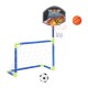 Ball Football Sport Toy Game Goals Basketball Hoop Stand Toys Kids Sports Game