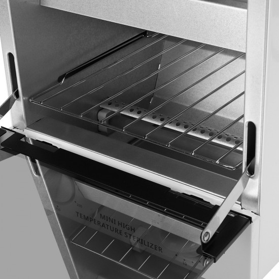 10L 900W High Temperature Sterilizer Double Deck Heat Sterilizer 220V Spa Autoclave