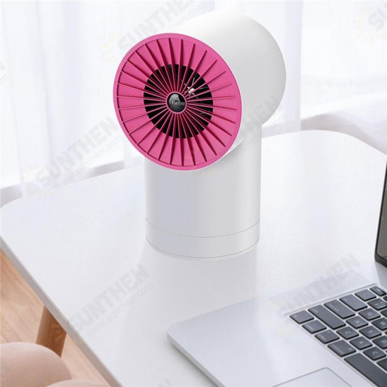 Mini Portable Electric Heater Desktop Home Dormitory Office Heater Shaking Head