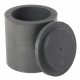 Multi-size High Purity Graphite Melting Crucible Casting With Lid Cover
